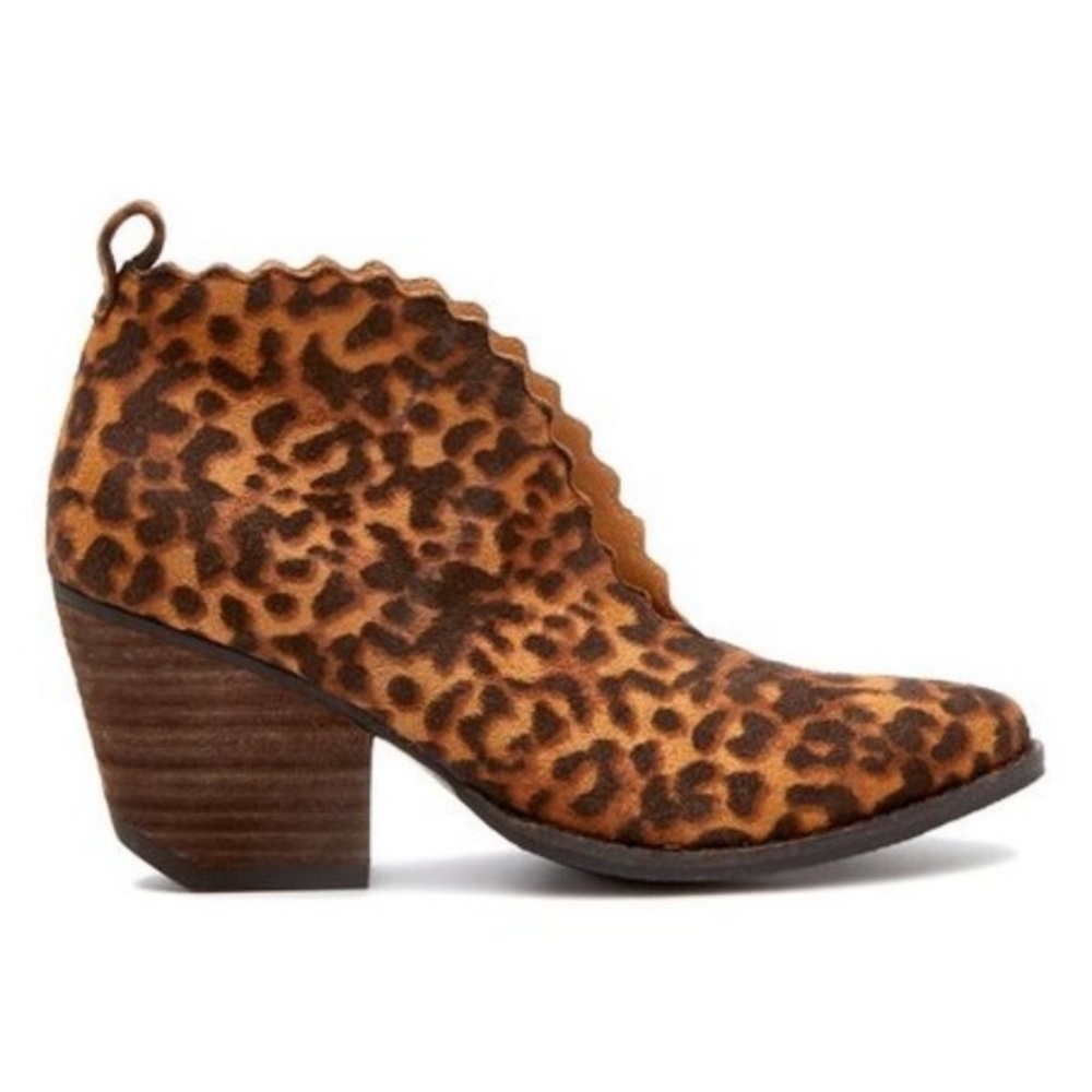 Coconuts By Matisse Addie Leopard Print Booties S… - image 2